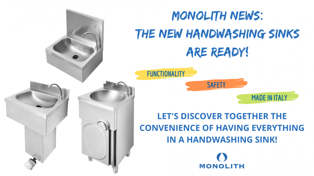 The new handwashing sinks are ready!